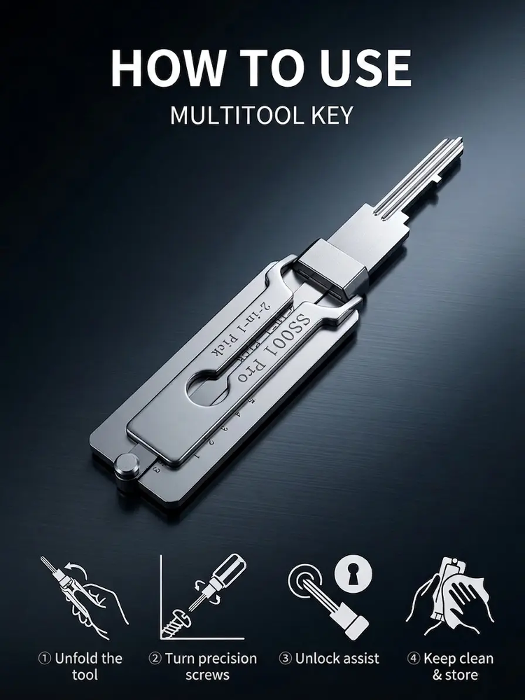 Multi-functional Universal Key Tool