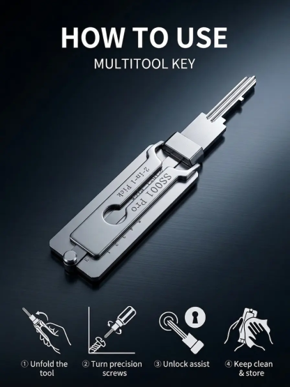 Multi-functional Universal Key Tool