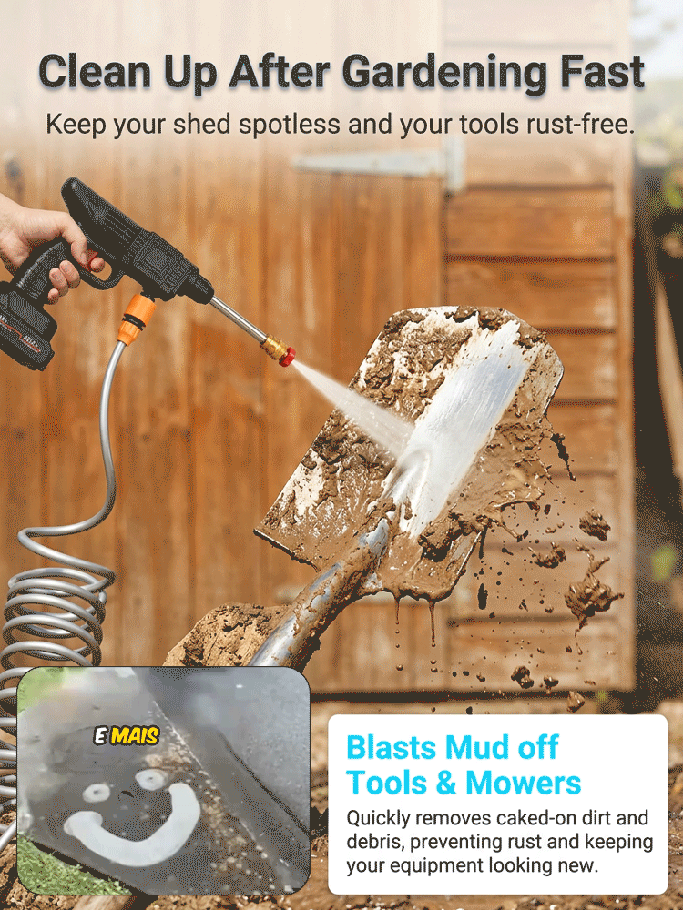 【Launch Flash】ProBlast Pro™ - 2500 High Power Ultimate Pressure Washer-Cordless, brushless, 12H runtime, clinical-grade stripping