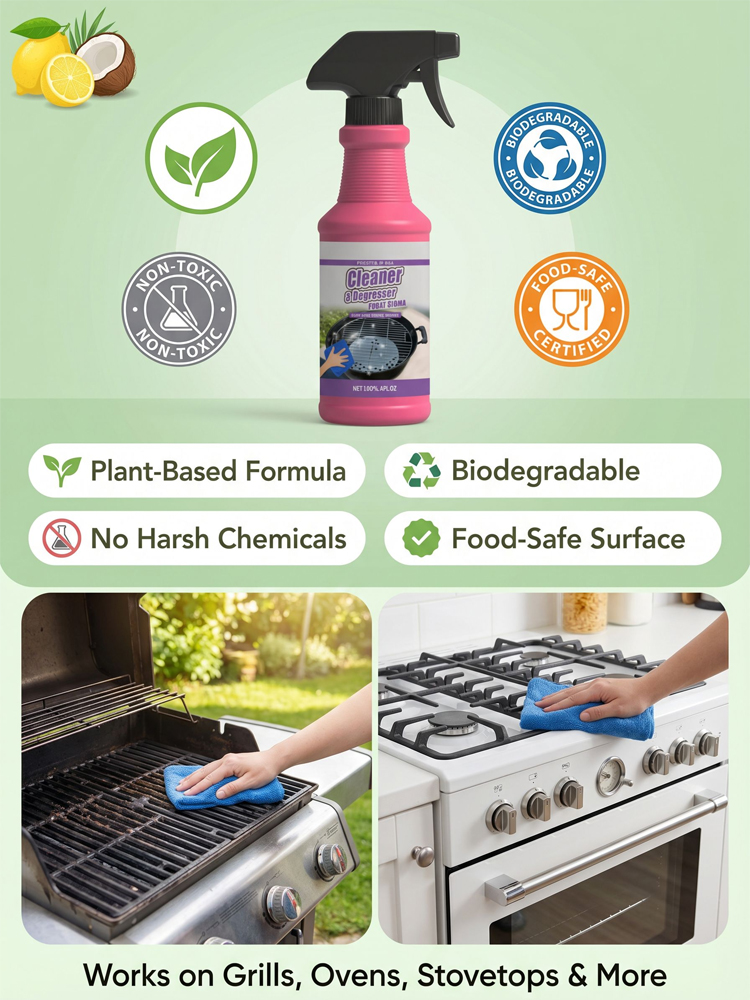 BBQ Season Bestseller: 3-Minute Heavy Grease Remover Magic Spray
