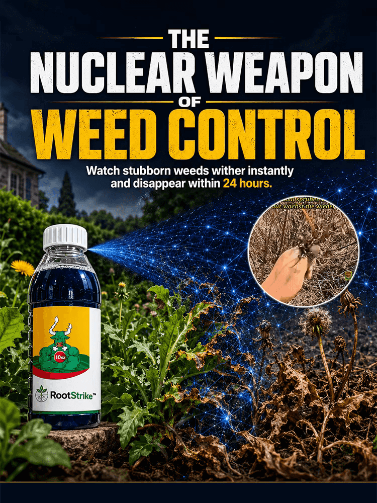 🌿 【50+ Stubborn Weeds】Fast-acting herbicide-8x faster, destroys to the root, zero regrowth