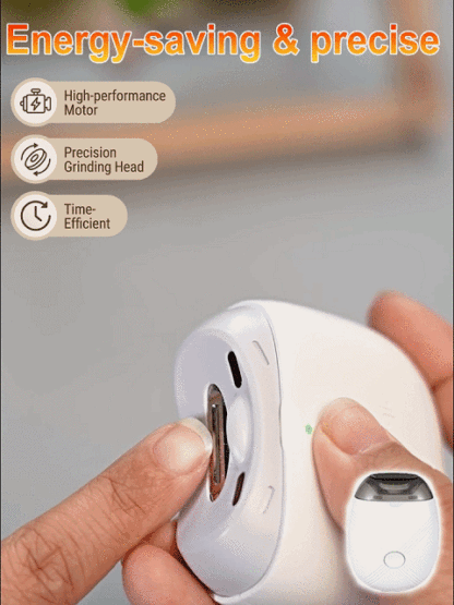 🔥【Safer Than Clippers】NailGlow™ Electric Nail Smoother - Salon-Perfect Nails in Just 3 Minutes!10-Year Warranty for Peace of Mind!