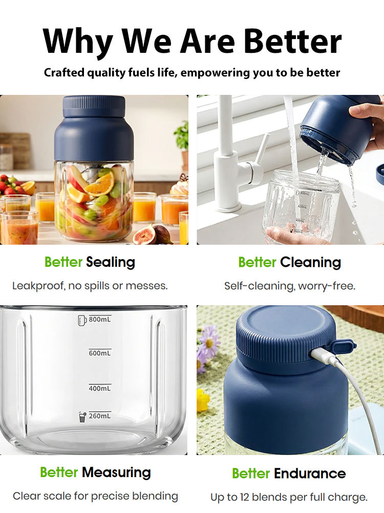 【Gut-Friendly】🍃SmoothDigest™ -  Portable Fruit and Vegetable Juicer Cup-Turns Greens & Fruits into Instant Fuel！