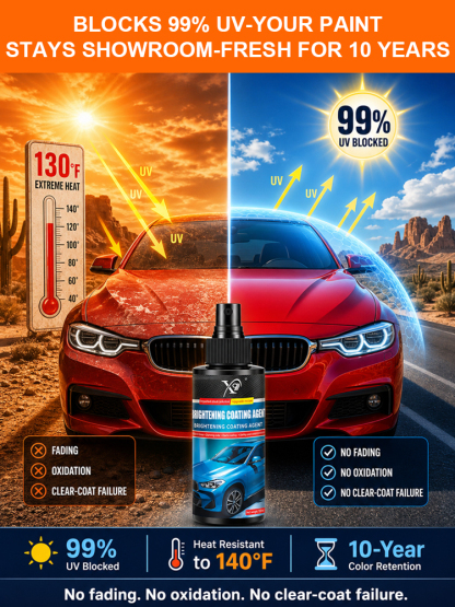 【8-Month Shield】Nano Car Paint Coating Agent - Blocks acid rain, bird droppings, UV & road salt🚗✨