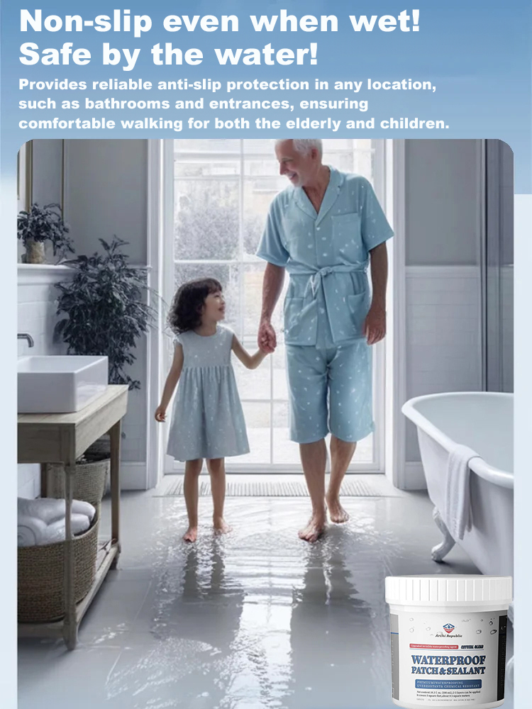 【DIY Pro Fix】🛡️LeakStop™ -  Clear, Odorless Waterproofing for Any Surface！Seals Wood, Tile, Metal, Concrete & More！