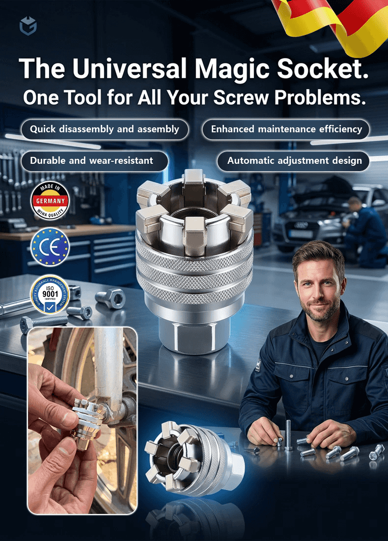Adjustable Hex Magic Socket