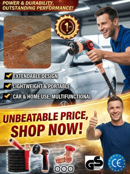 Multi-function Triple Expandable High Pressure Water Gun