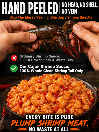 【Michelin-Inspired】🦞Premium Garlic Shrimp Jar ✨ 100% wild-caught, ready in 1 second, hot or cold