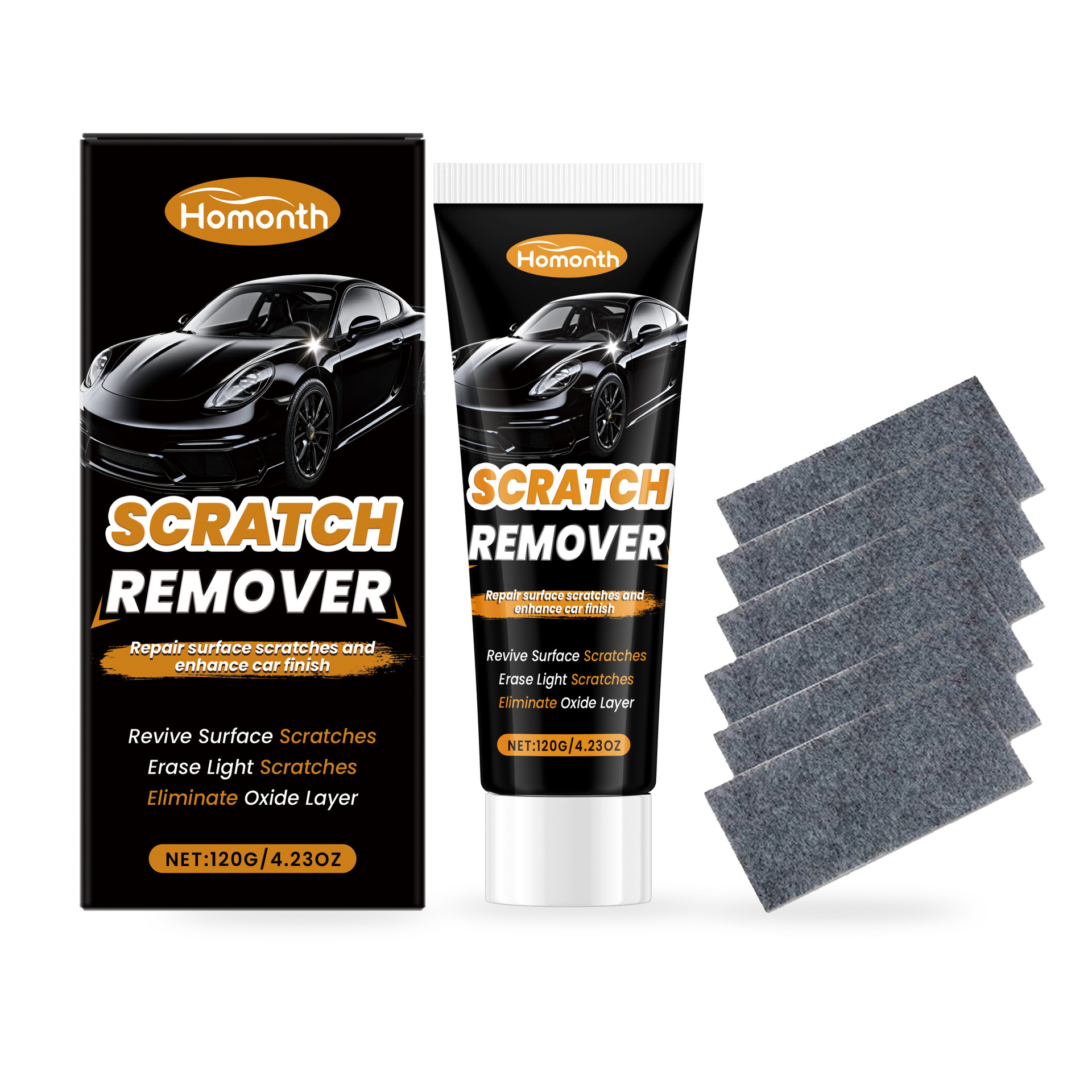 [Does not damage car paint] Deep scratch repair care cream for cars