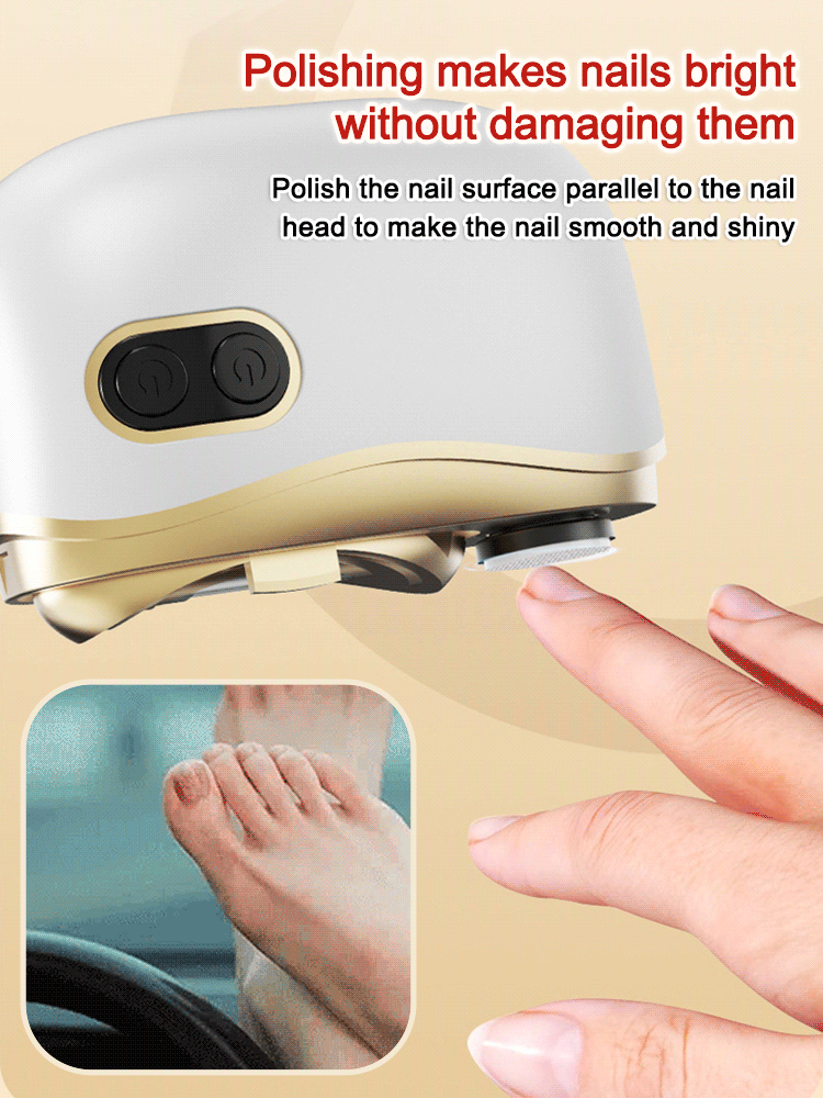 🔥【Safer Than Clippers】NailGlow™ Electric Nail Smoother - Salon-Perfect Nails in Just 3 Minutes!10-Year Warranty for Peace of Mind!