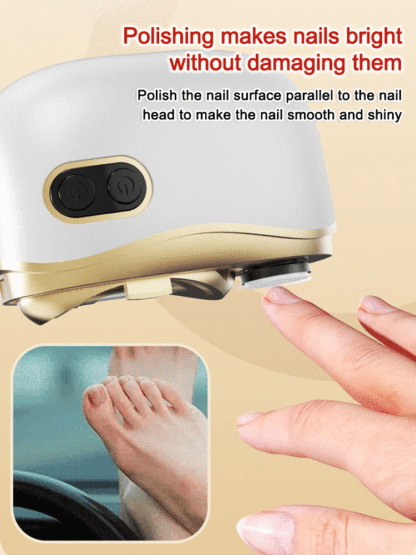🔥【Safer Than Clippers】NailGlow™ Electric Nail Smoother - Salon-Perfect Nails in Just 3 Minutes!10-Year Warranty for Peace of Mind!