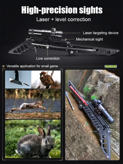 ⚡4X HD aiming, instantly penetrate 200 meters away from the steel plate 