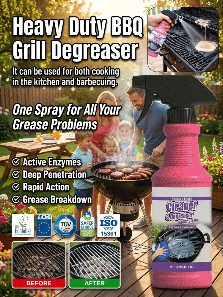 BBQ Season Bestseller: 3-Minute Heavy Grease Remover Magic Spray