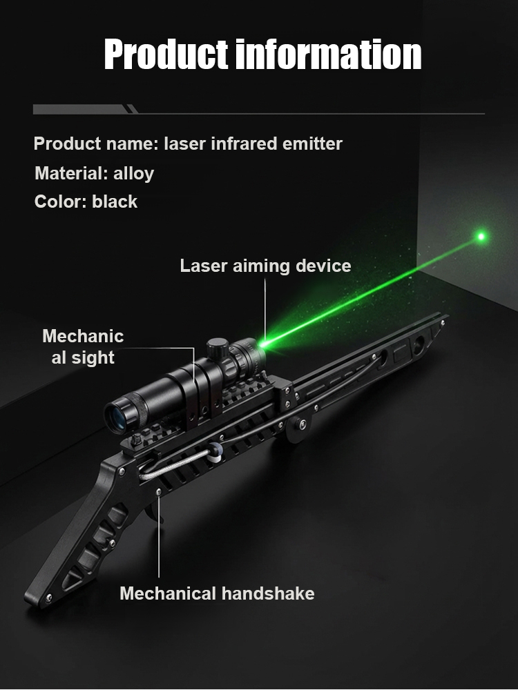 4X HD aiming, instantly penetrate 200 meters away from the steel plate 
