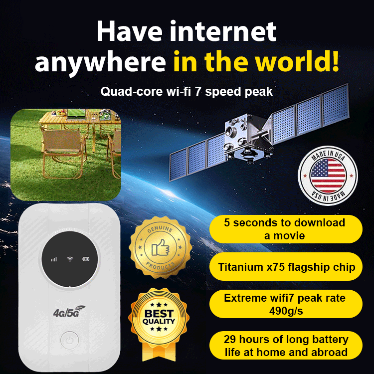 U.S. military satellite wifi, global 5G signal coverage, lifetime Internet access at 0 cost！