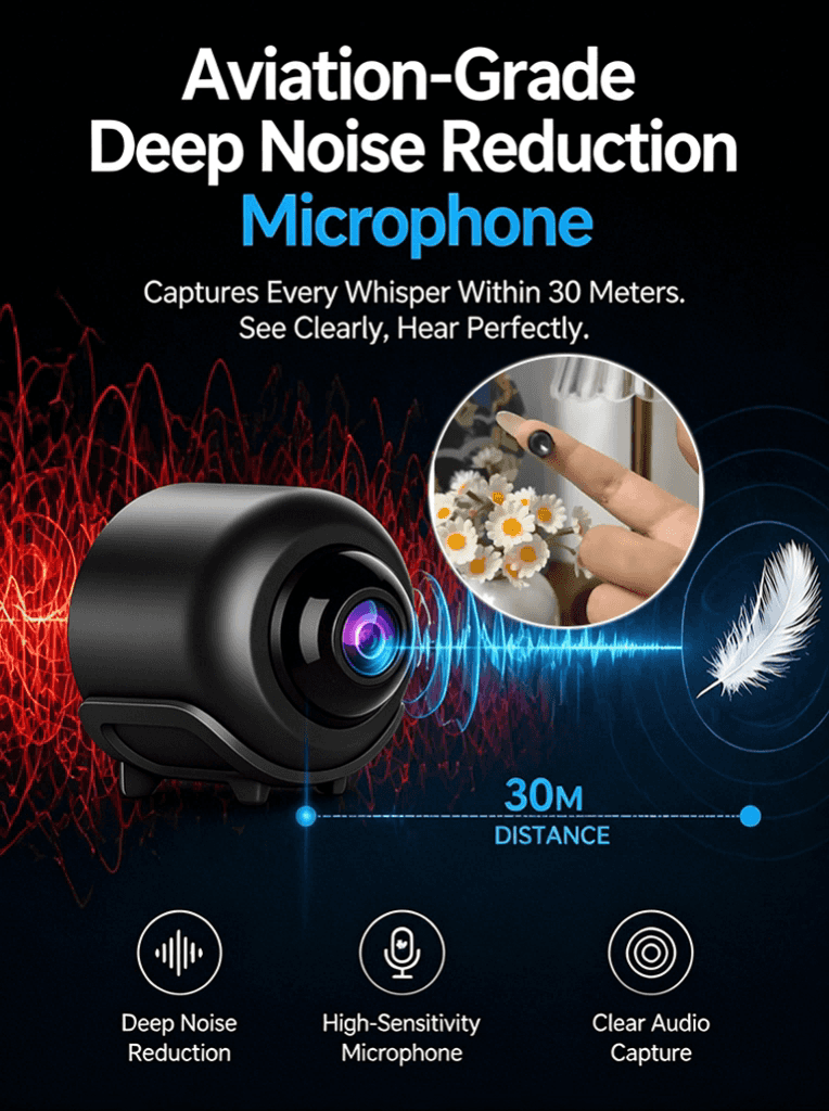 💗【Invisible Guardian】🎥MiniCam™ - World’s Smallest Wireless Security Camera！🏅 Professional-Grade Infrared Night Vision！