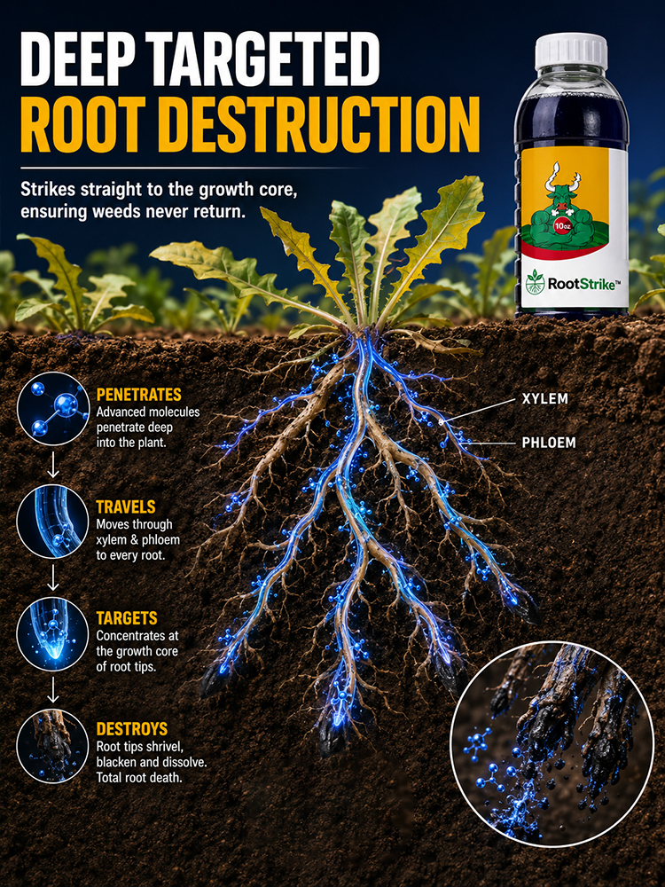 🌿 【50+ Stubborn Weeds】Fast-acting herbicide-8x faster, destroys to the root, zero regrowth