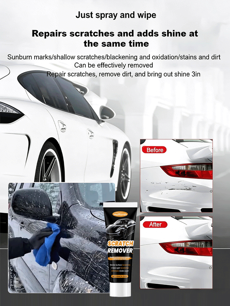 [Does not damage car paint] Deep scratch repair care cream for cars