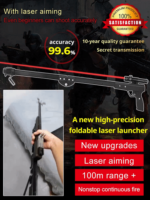 High-precision new folding laser launcher