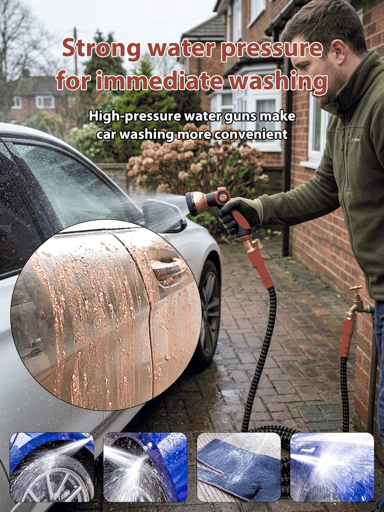 Multi-function Triple Expandable High Pressure Water Gun