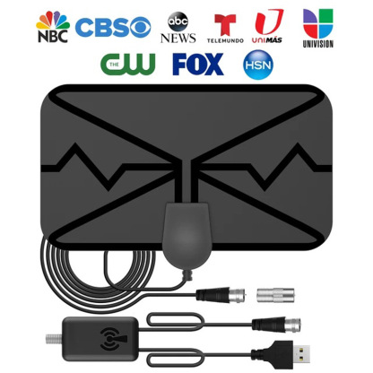 【Lifetime Free TV】OmniCast Pro™ -Indoor Digital TV Antenna- Zero monthly bills forever. 1000+ free local HD channels.