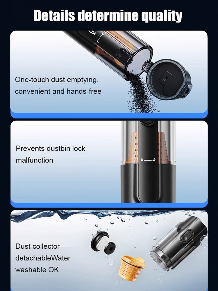 ⚡CleanPro™ 5-in-1 Vacuum & Blower - 3 Seconds to Dust-Free, 3 Minutes to Brand New!45,000Pa of Raw Power!