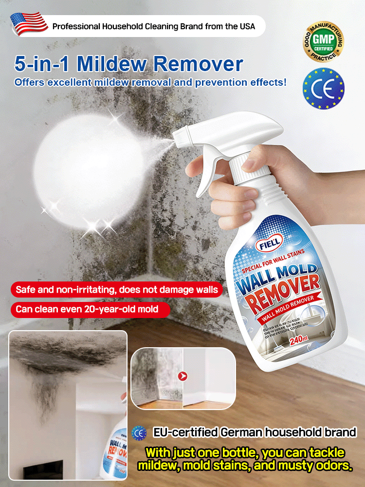 【3-Second Mold Killer】🛡️MoldGone™ - Erase 10-Year Mold in Seconds! Non-Toxic, Chlorine-Free, Baby-Safe!