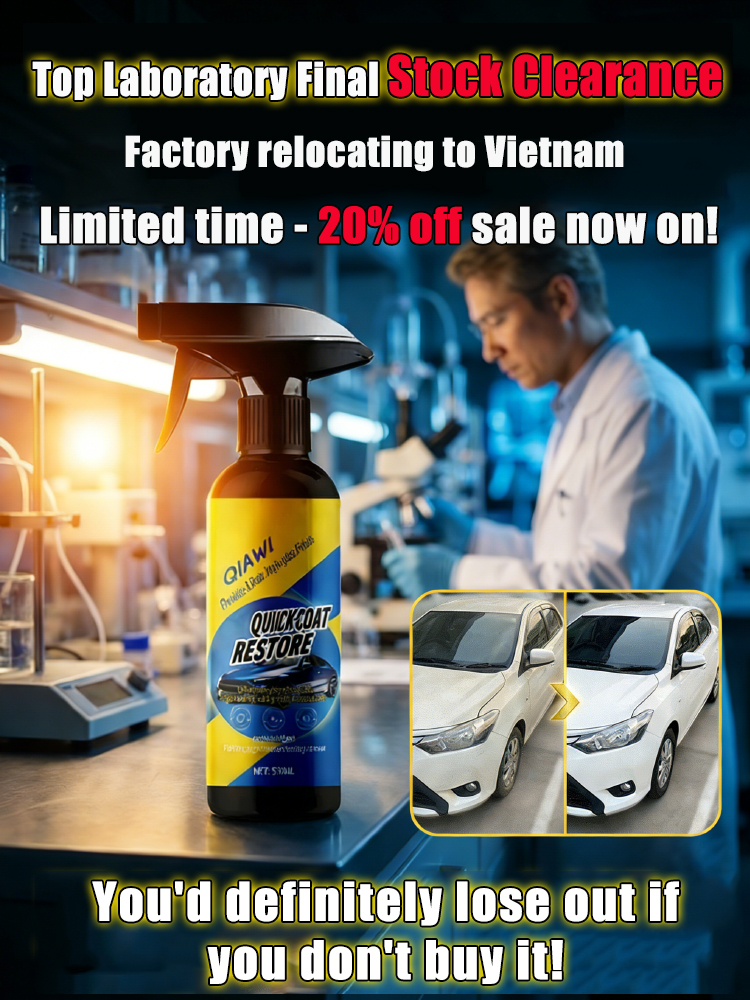 🌐Ultimate 5-in-1 Car Nano Coating Spray | Hydrophobic Ceramic Shield, Scratch Repair & High-Gloss Shine | Waterless Wash & UV Protection