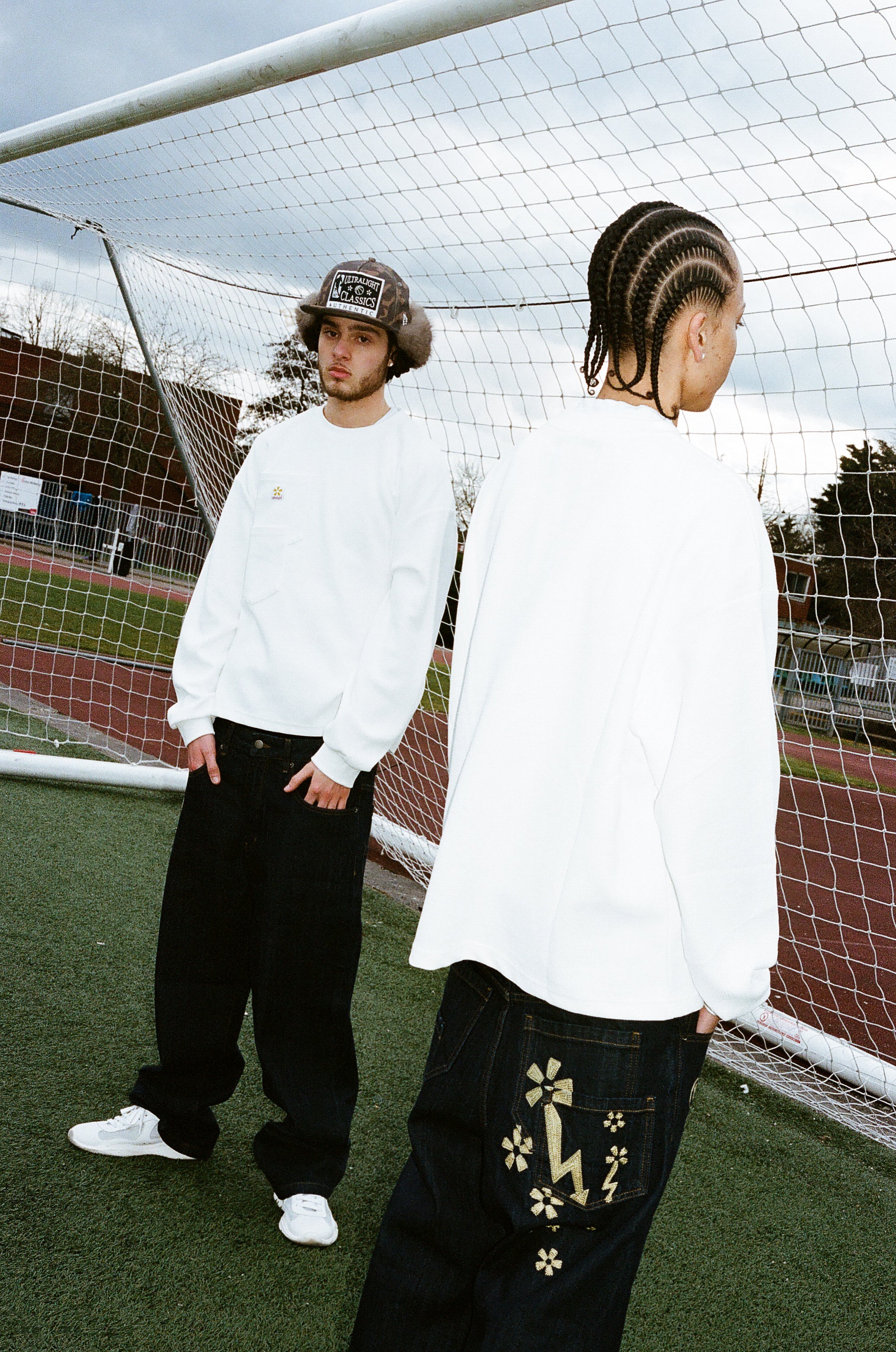 quad pocket selvedge denim jeans