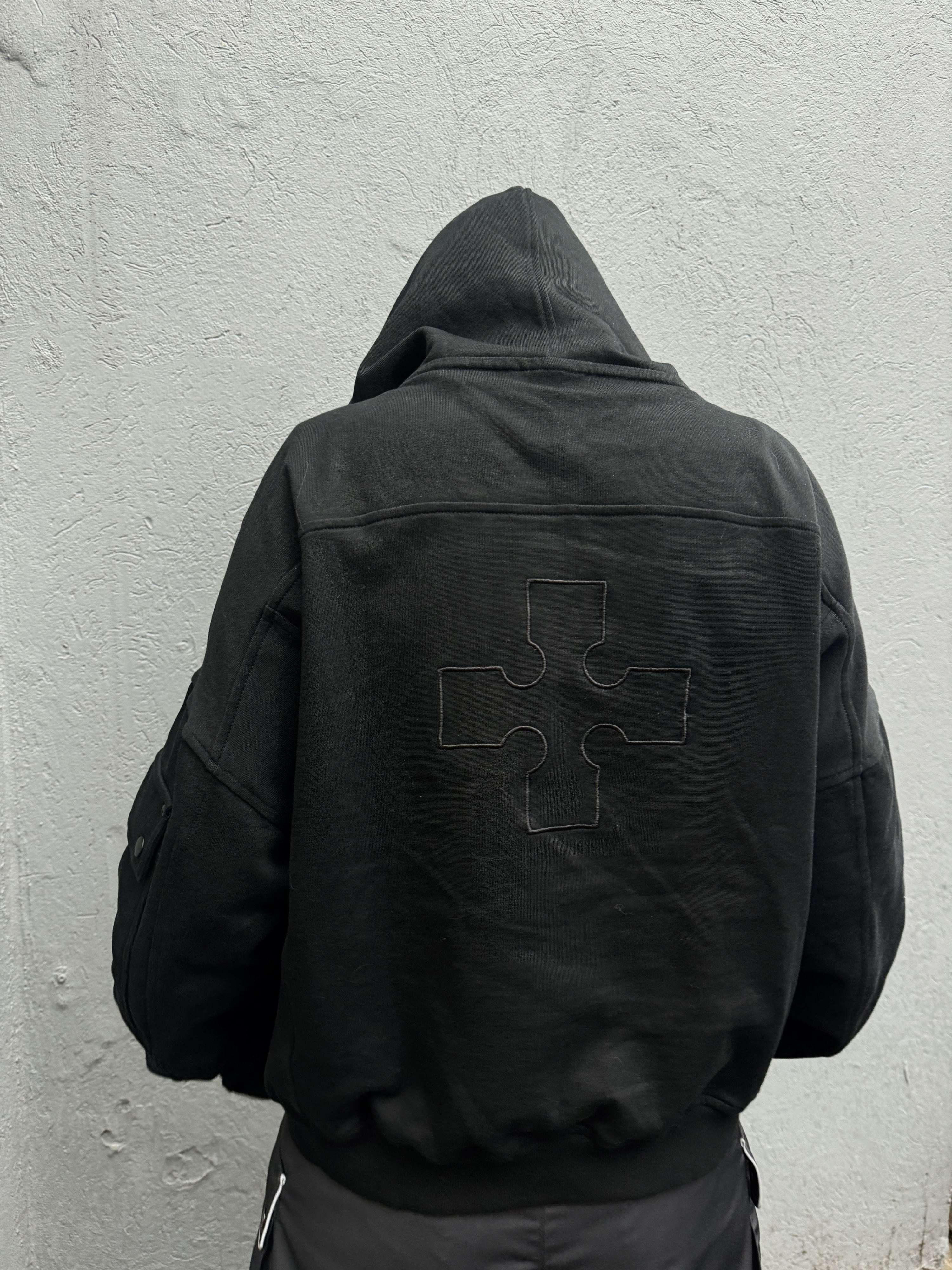 "Flame" Hoodie Black