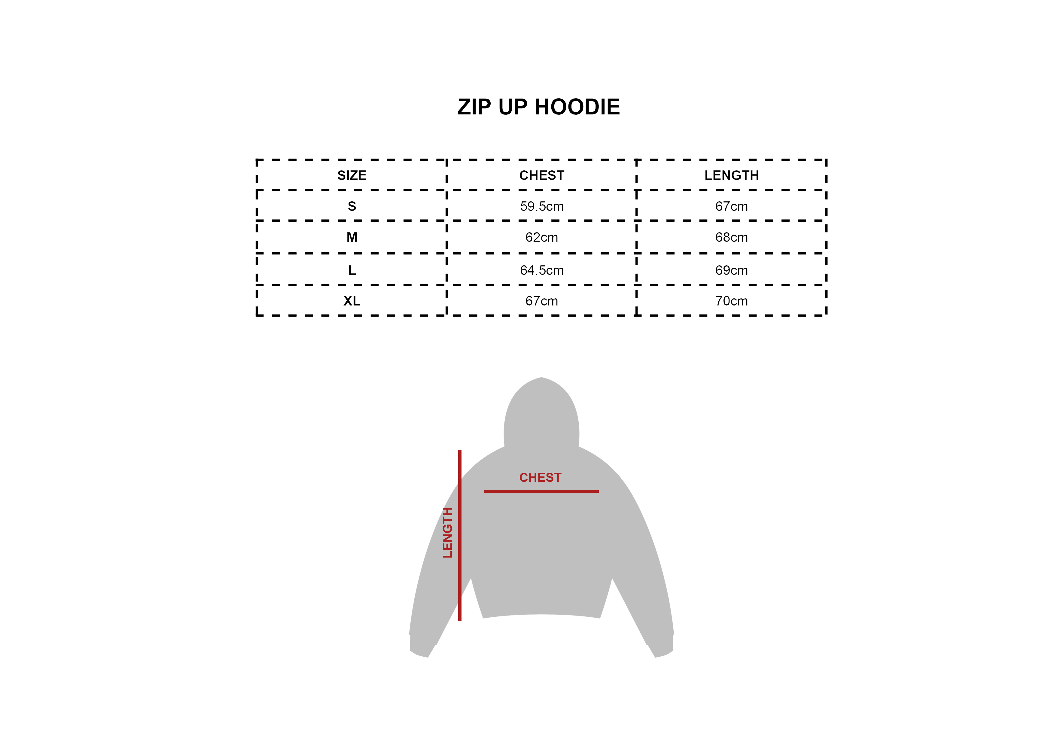 grey heavyweight athletic zip up