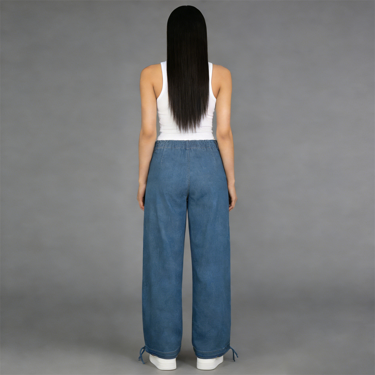 Pwest Front Pockets Lotus Tube Jeans