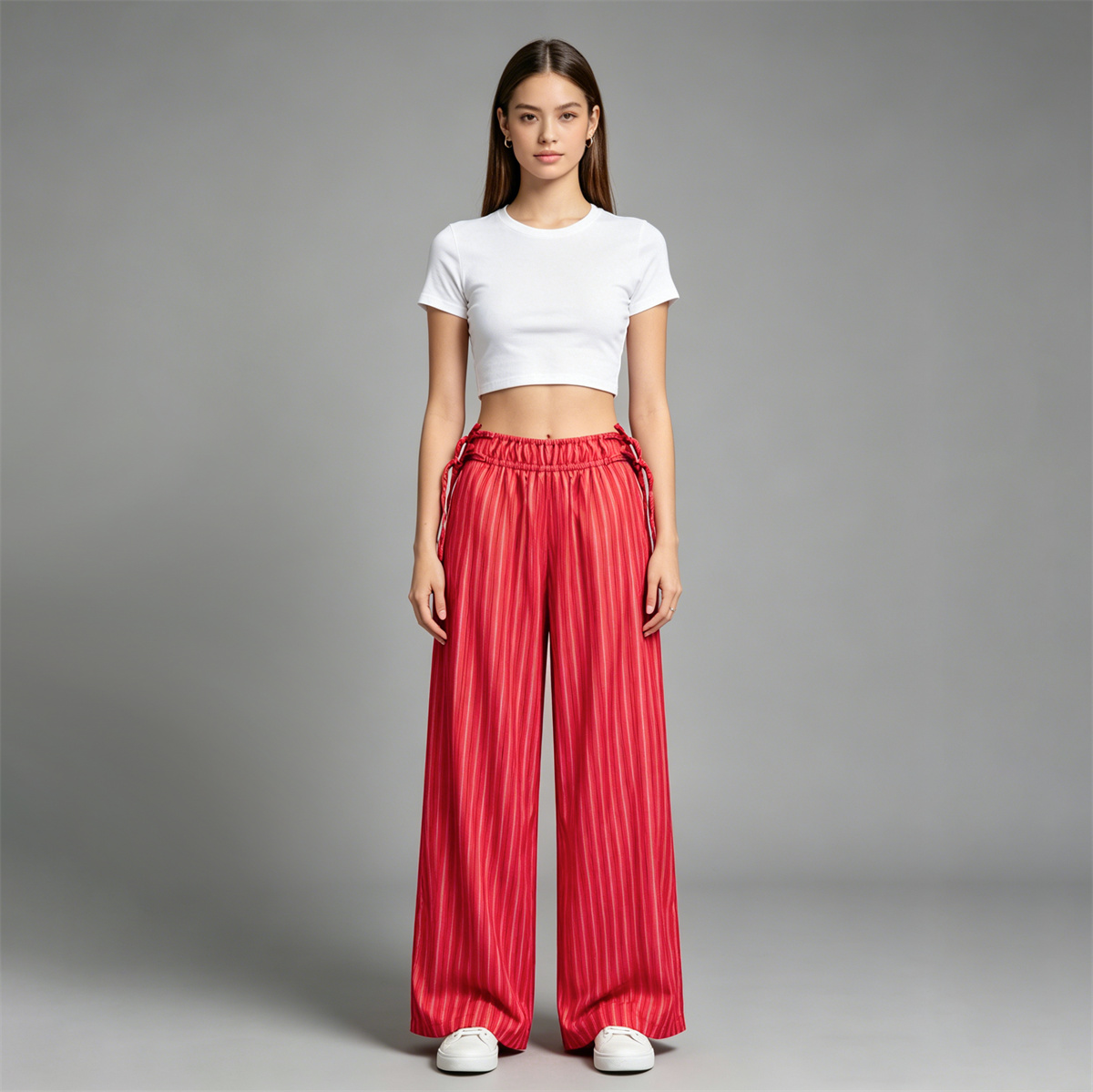 Pwest NYC Spring & Summer Sun Dazed Striped Pants