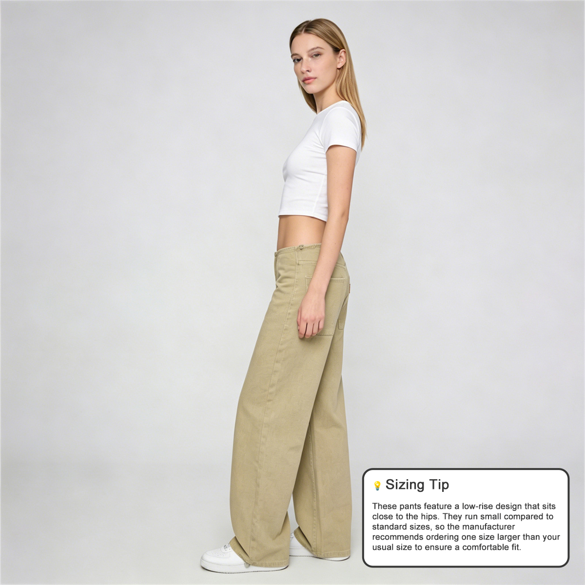 Pwest NYC Adjustable Low-Rise Wide-Leg Jeans 