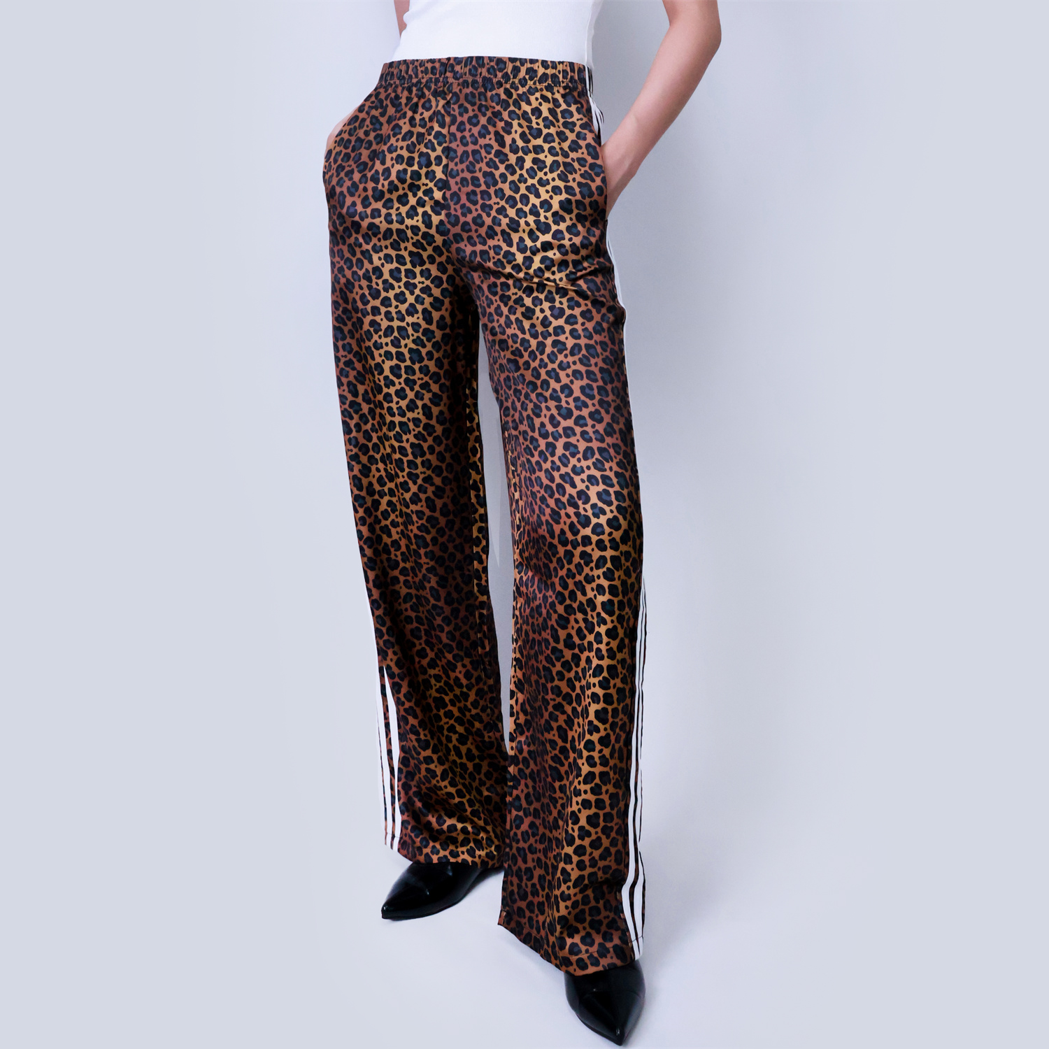 Pwest Summer Originals Wide Leg Satin Pants (Buy 2 Free Shipping)