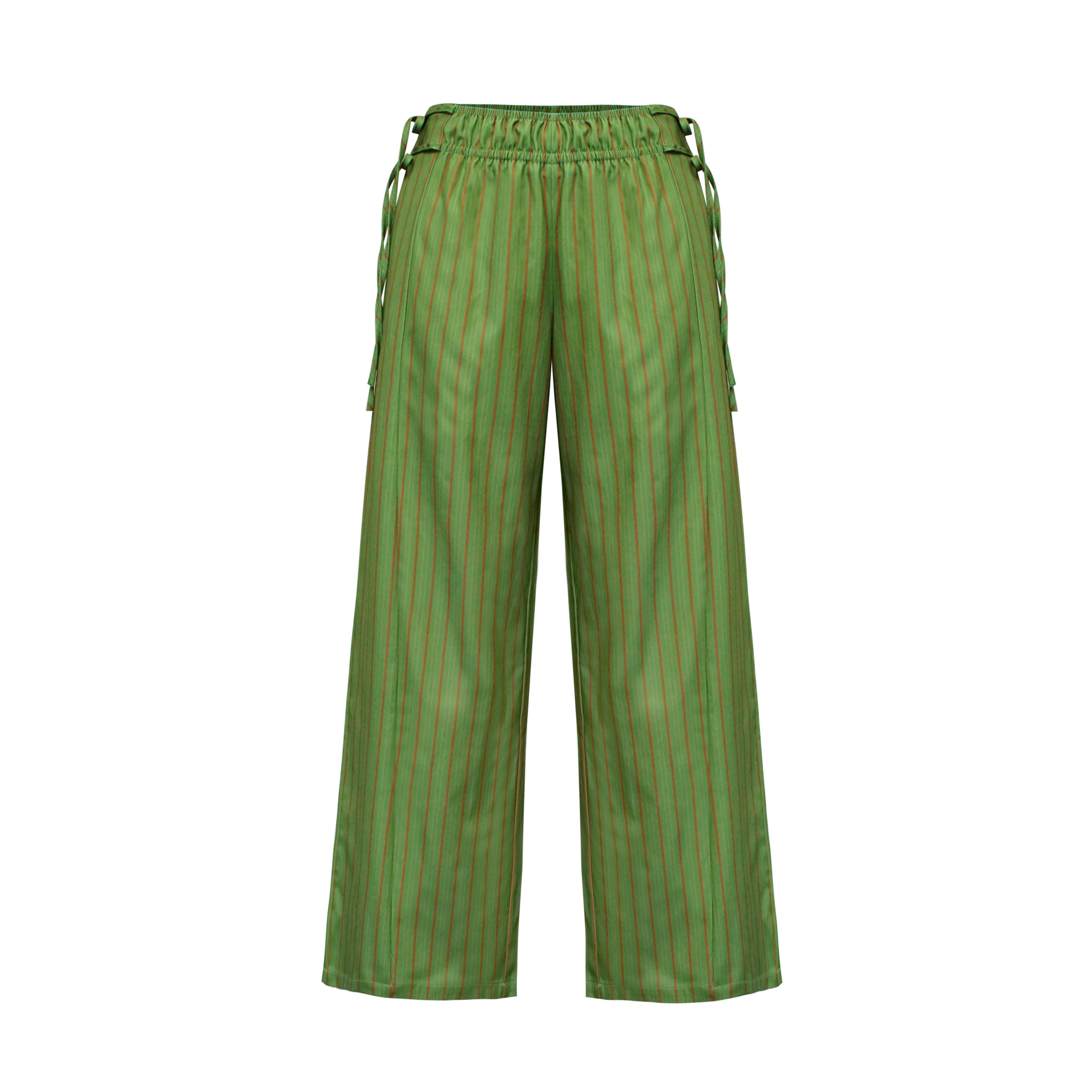 Pwest NYC Spring & Summer Sun Dazed Striped Pants