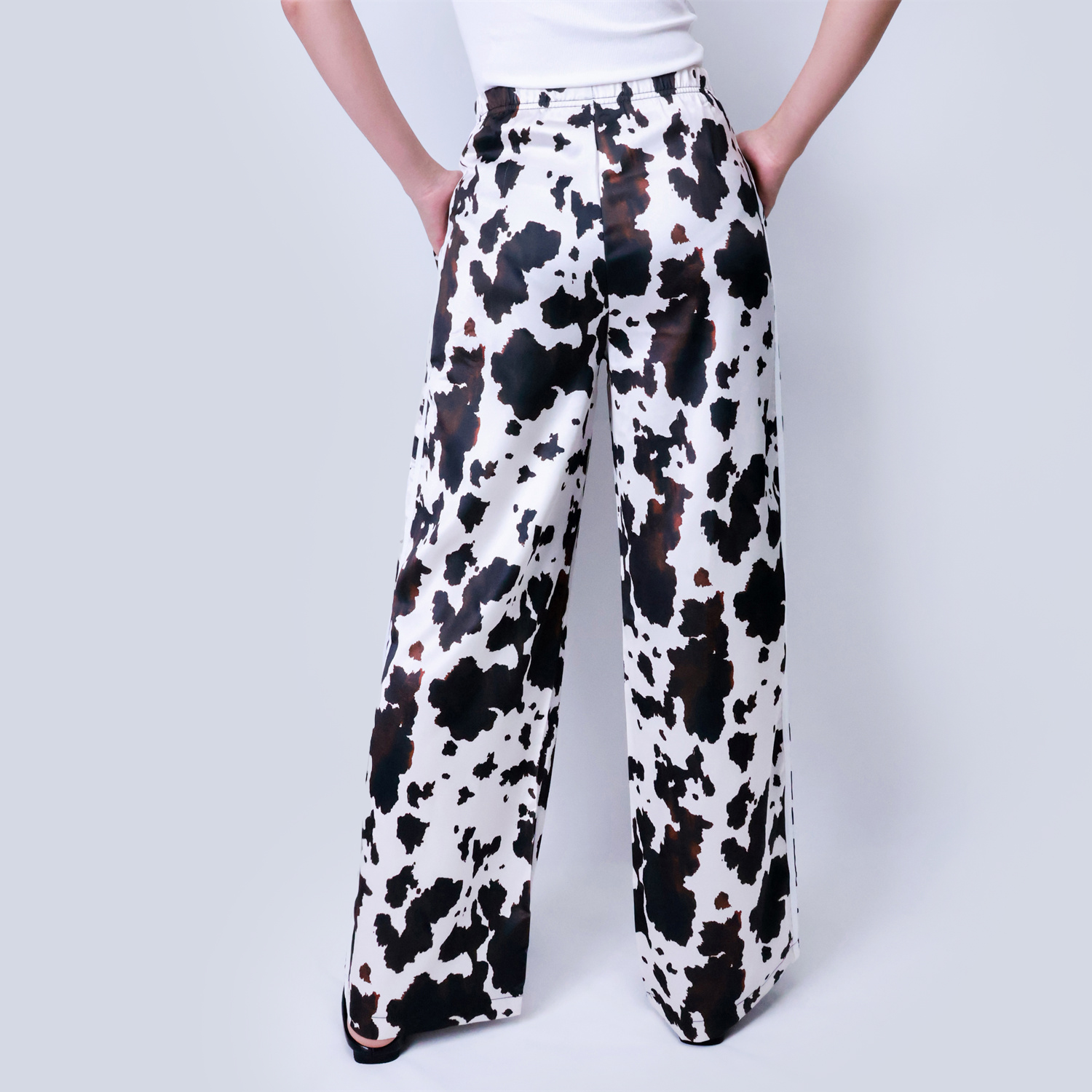 Pwest Summer Originals Wide Leg Satin Pants (Buy 2 Free Shipping)