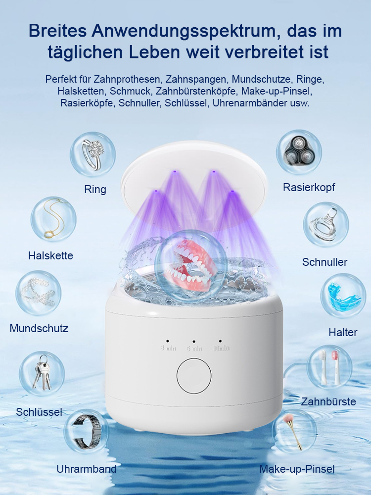 Ultraschall-Reinigungsmaschine für Prothesenschmuck