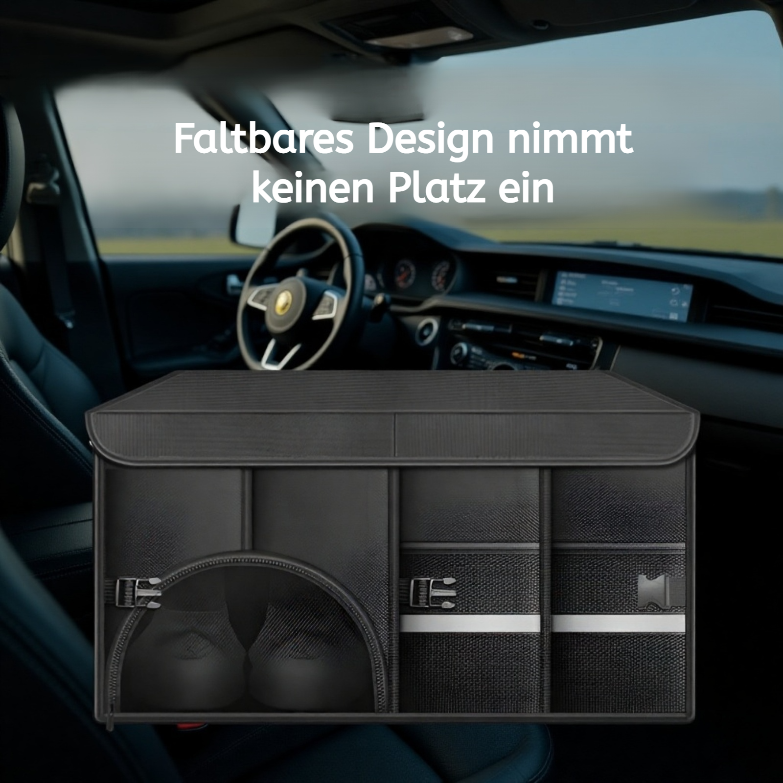 Einfache Handhabung der faltbaren Kofferraum Box