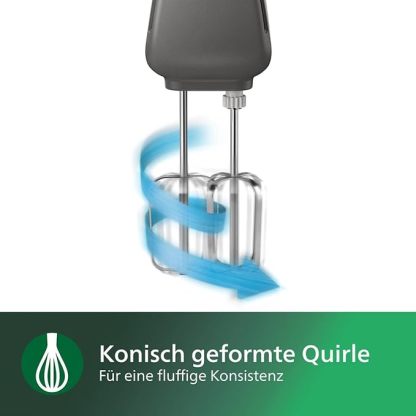 Handmixer, 450 W, 5 Geschwindigkeiten plus Turbo ,?21.41 x 20.8 x 11.4 cm, wei?/schwarz