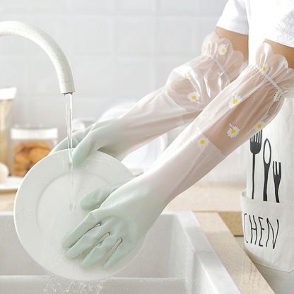 Haushalts-Dauerhandschuhe, extra dick und lang