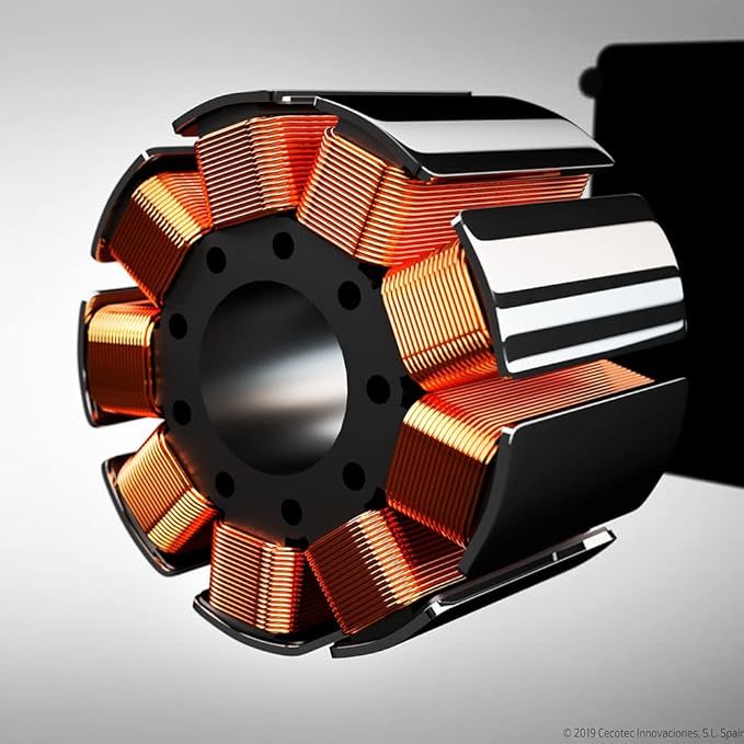 Cecotec EnergySilence 620 RetroDesk Tischventilator, 40 W, Chrom-Finish, Durchmesser 30,5 cm mit 4 Flügeln, 3 Geschwindigkeiten, Oszillation, h?henverstellbar, maximale Sicherheit