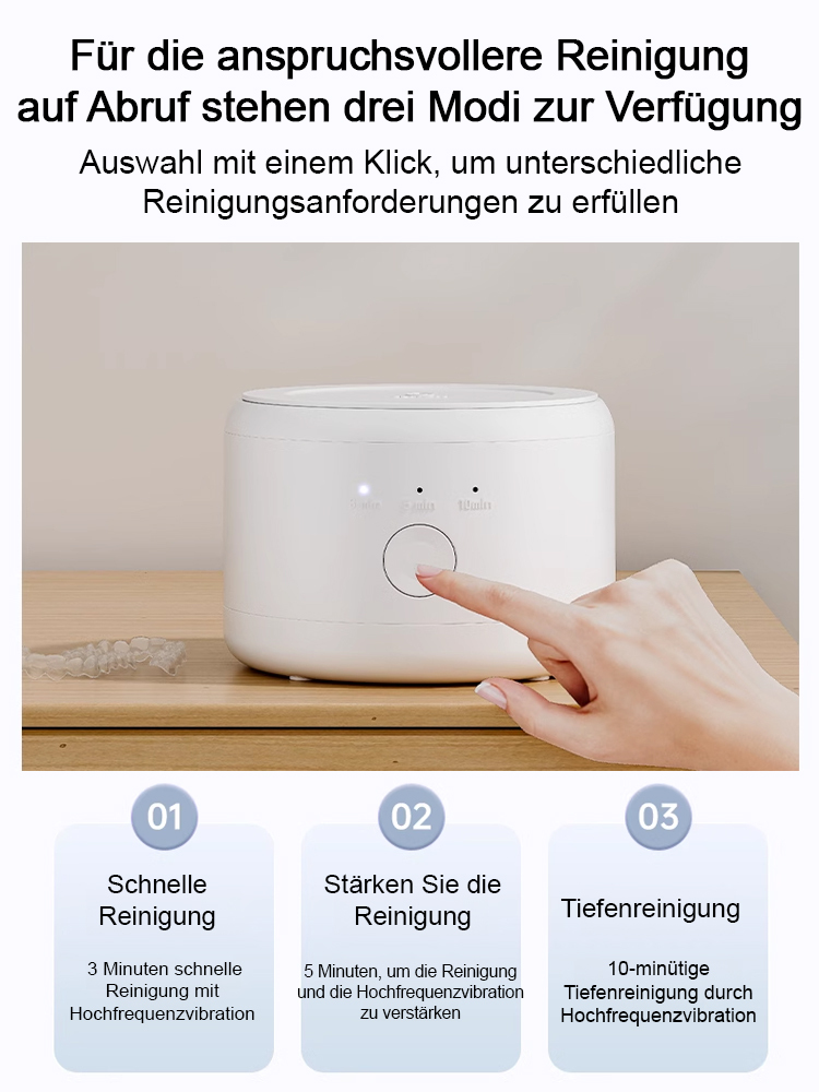 Ultraschall-Reinigungsmaschine für Prothesenschmuck