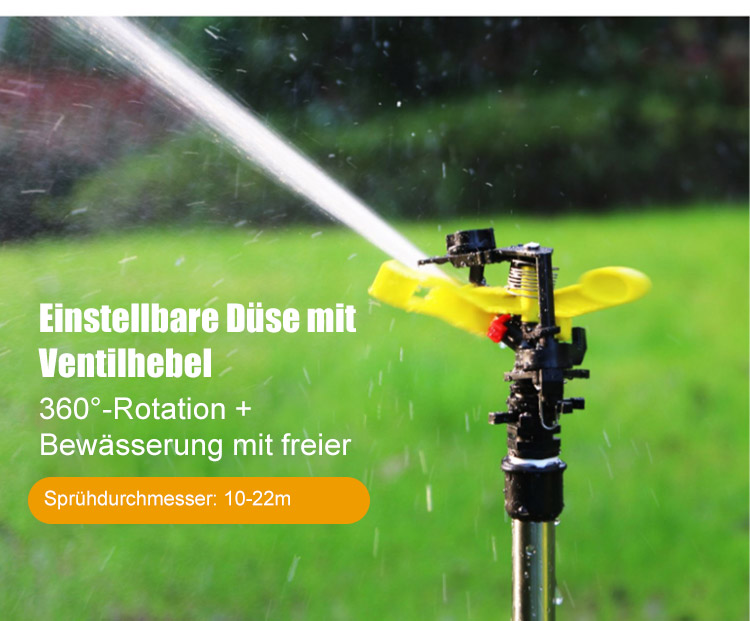 Sprinkleranlage für automatische Gartenbewässerung