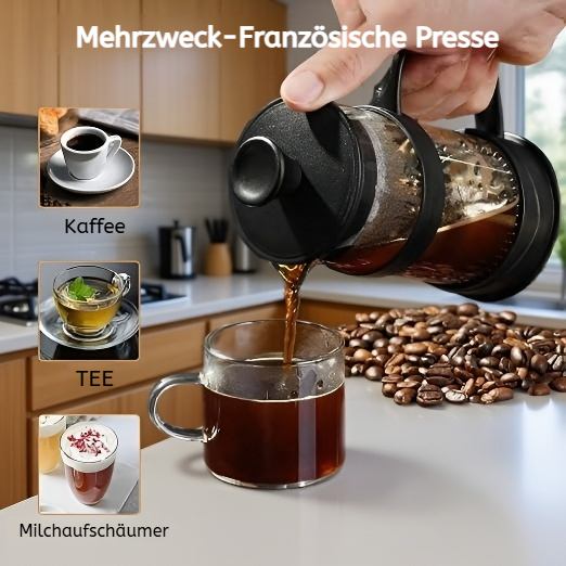 Kaffeebereiter mit Sieb – einfache und schnelle Kaffeezubereitung