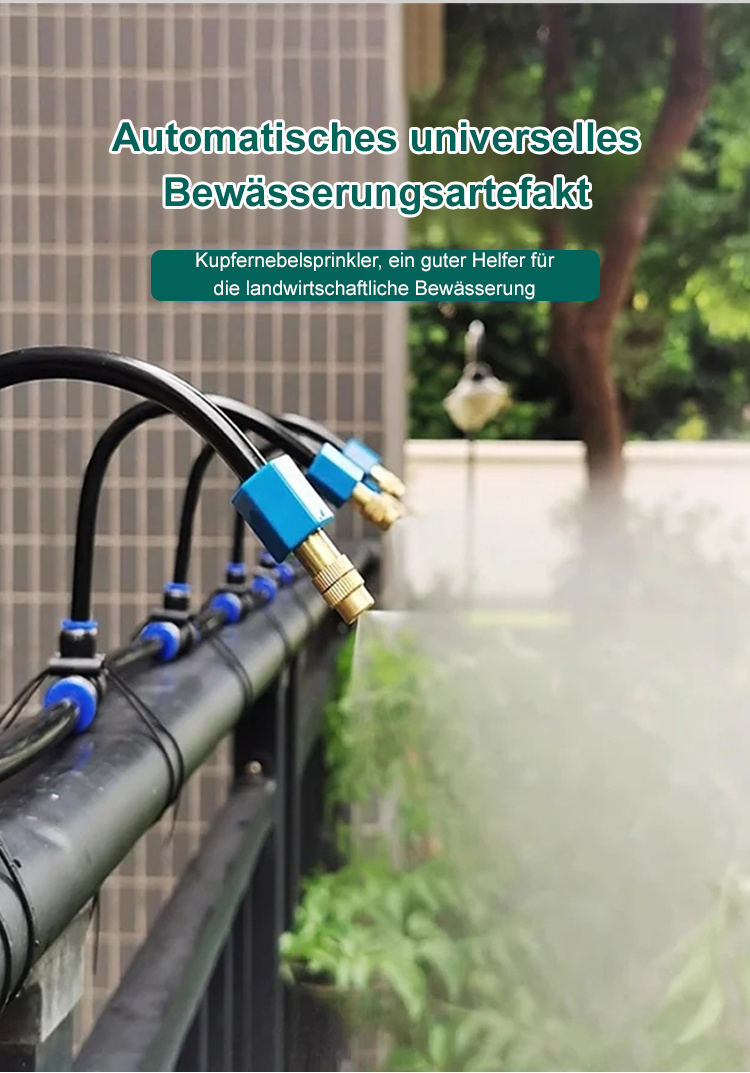 Pflanzenbewässerung mit verstellbarem Bewässerungsartefakt