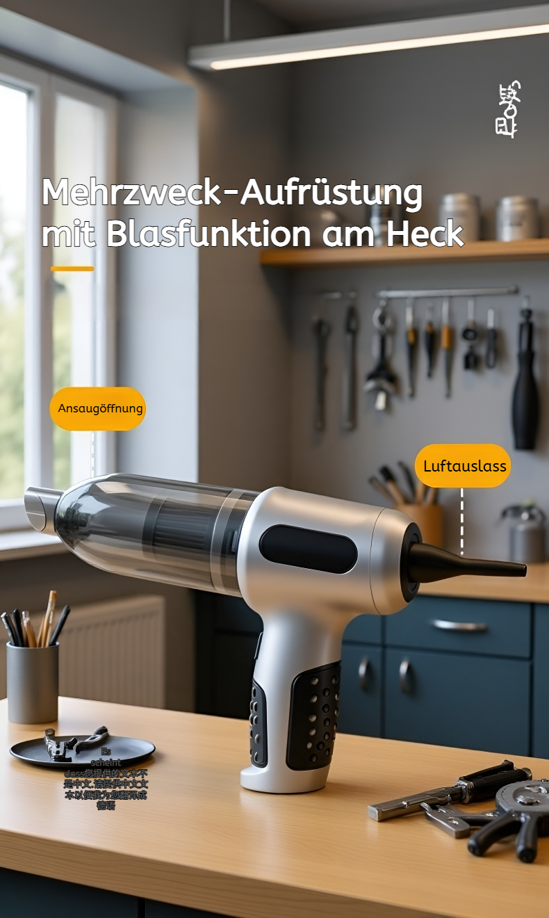 Detailbild des Filtersystems vom Handstaubsauger