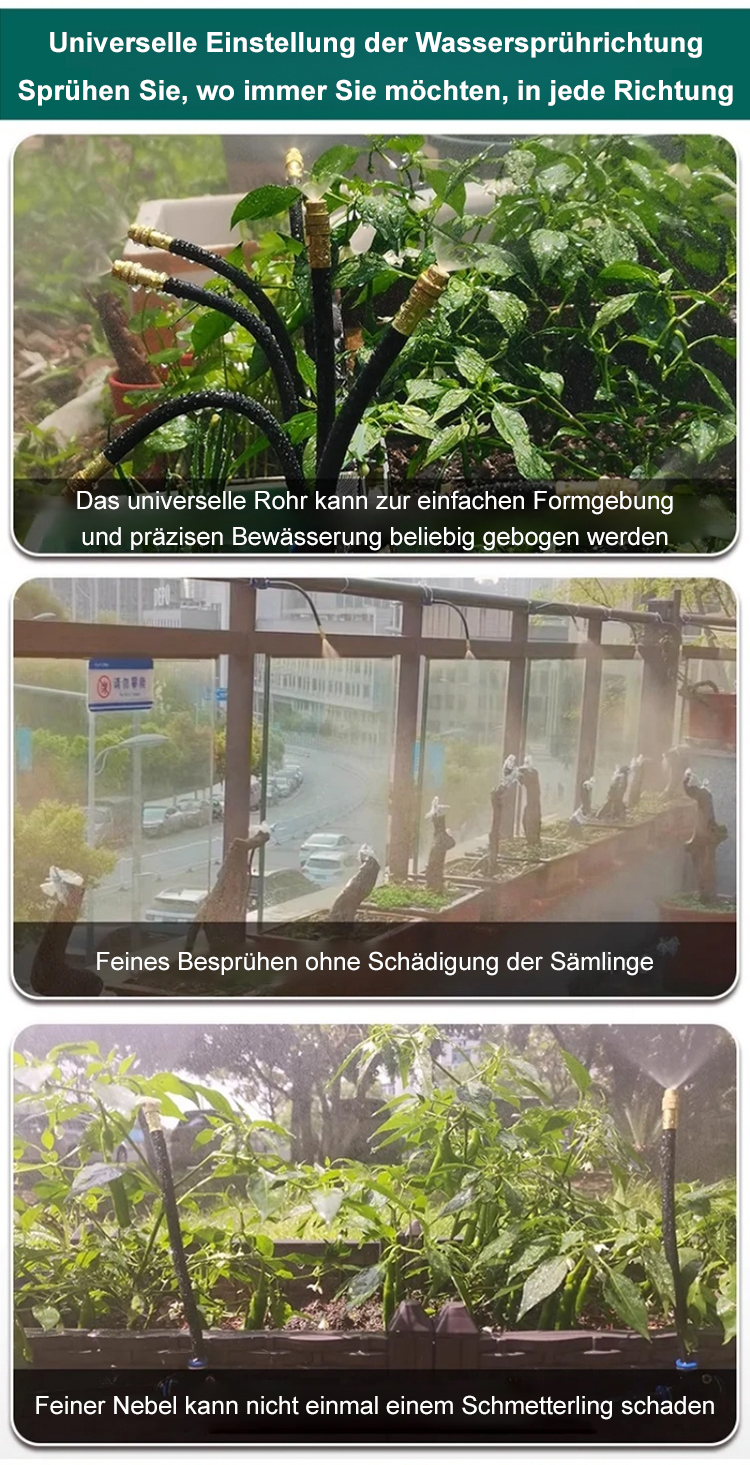 Praktischer Winkelsprüher für Rasenbewässerung