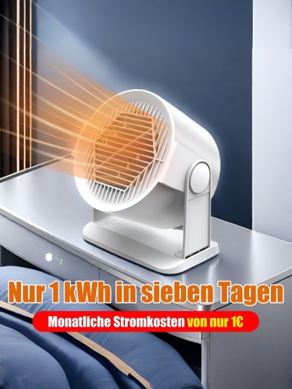 【Nur 1 kWh Strom für 7 Tage】Keramikheizung ✨Erhitzt sich in 3 Sekunden auf 37 Grad