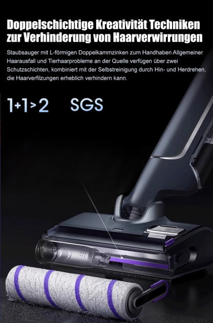 [Handstaubsauger mit großer Saugkraft (10 Sekunden bis zur Reinigung)